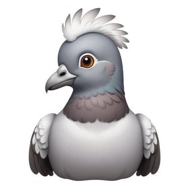 The most elite looking pigeon ever sticker