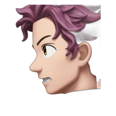 tanjiro-kamado-with-demon-slayer-mark sticker