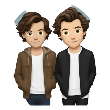 louis tomlinson and harry styles sticker