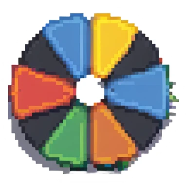 Pixel art with exactly two X characters and one 1 arranged as X1X sticker