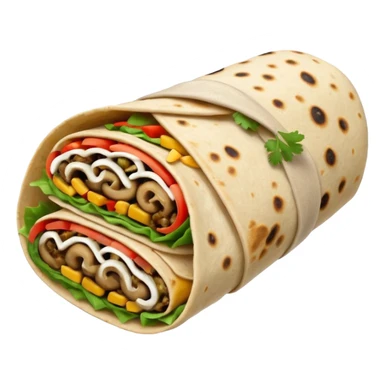 Mushroom Veg Burrito sticker