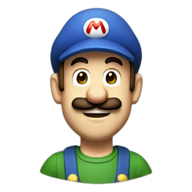 Luigi from Mario sticker