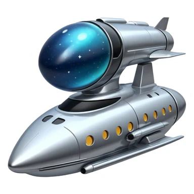 ship in space sticker