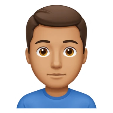 man walk with blue t-shirt  sticker