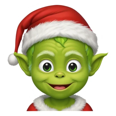 Grinch baby boy sticker