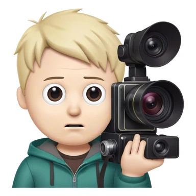 Timmy from South Park delivering a camera sticker