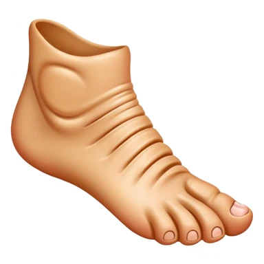 Foot with a million toes sticker