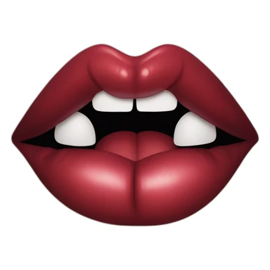 rocky horror lips sticker