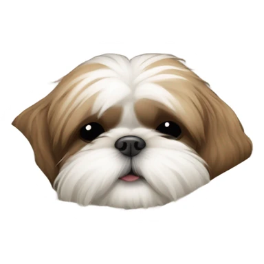 Shih tzu sleep sticker