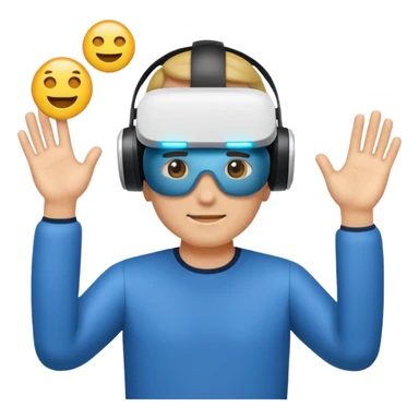 VR wearing man sticker