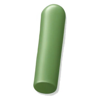 sage green wax stick sticker