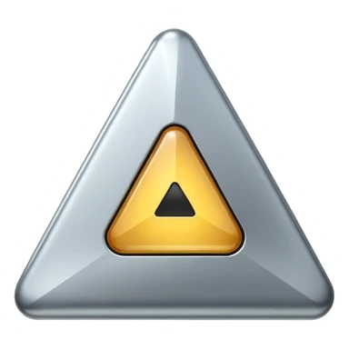 Troj uhelník jako play button sticker