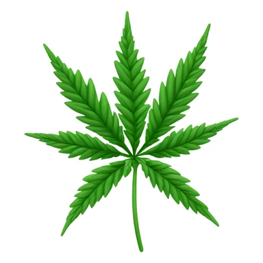Marijuana plant  sticker