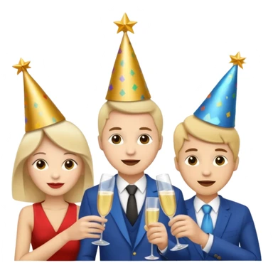 Happy new years sticker