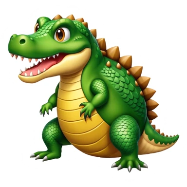 Un bombardero col cara de cocodrilo  sticker