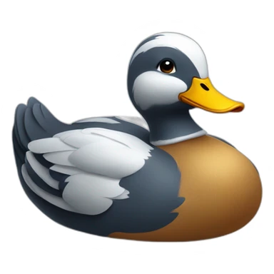 Canard sur canard sticker