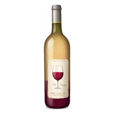 A bottle of wine come with label “ Kelly ♡ “ sticker