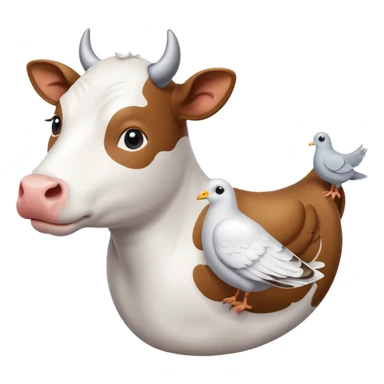 🐮🕊️ sticker