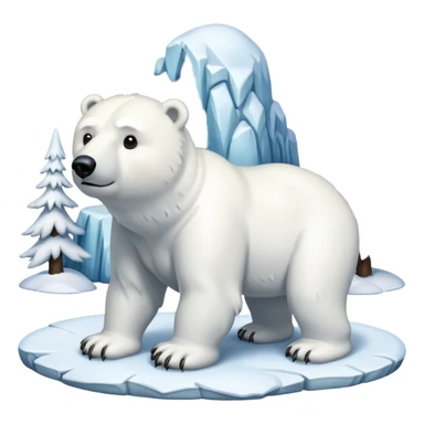 white winter & artic animal (except bear)  sticker