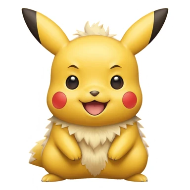 A PIKACHU EMOJI sticker