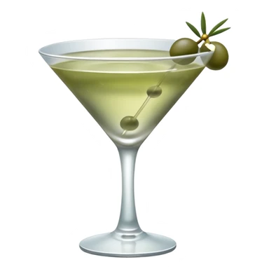 aestetic dirty martini glass sticker