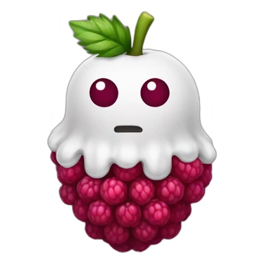 rasperry fruit sticker