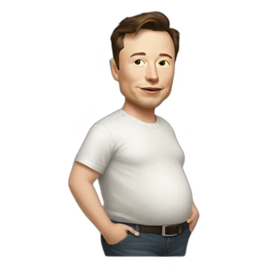 elon musk pregnant sticker