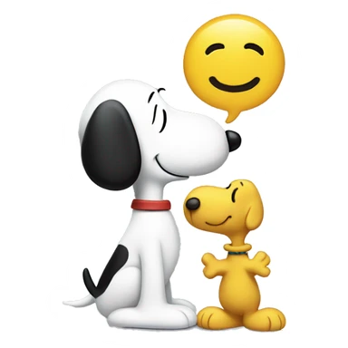 Snoopy and Woodstock  sticker