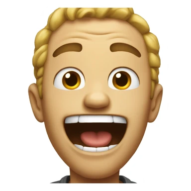 Really heavy laughter sticker