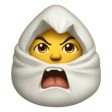 angry khinkali dish sticker