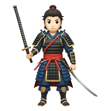 japan samurai full body sticker