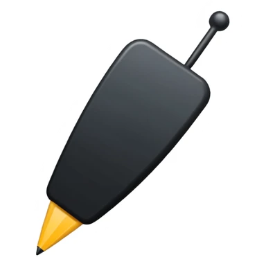 black cursor clicking on a folder sticker