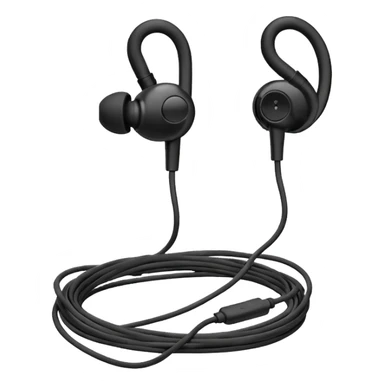 old wired earphones sticker