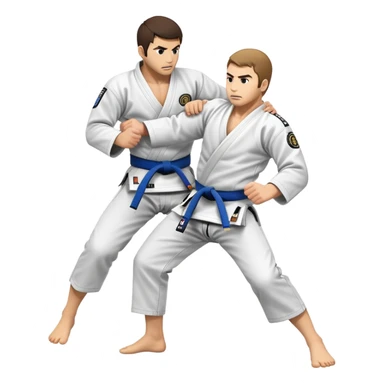 A jiu jitsu takedown sticker
