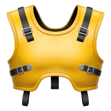 yellow predator bone chestplate sticker