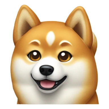 a shiba inu  sticker