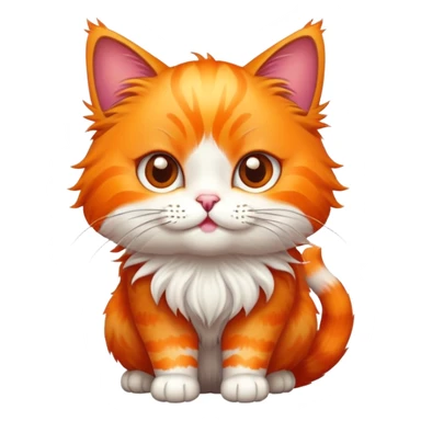 mandarin cat sticker