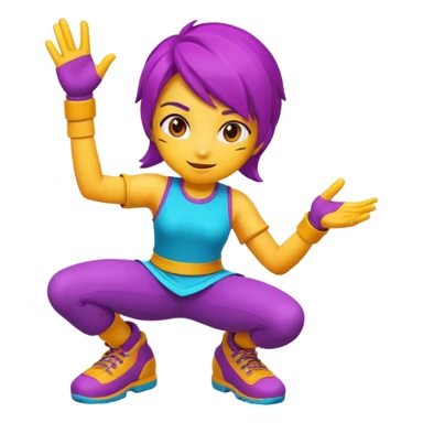 Gaming character with vibrant colors sticker