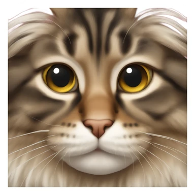 Maine coon cat sticker
