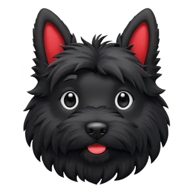 Scottie dog emoji sticker