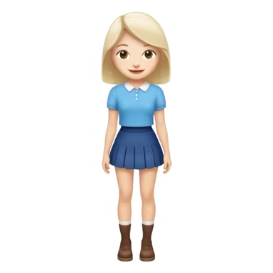 Jennie full body in shortest skirt sticker