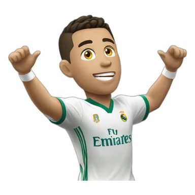 Ronaldo  scoring sticker