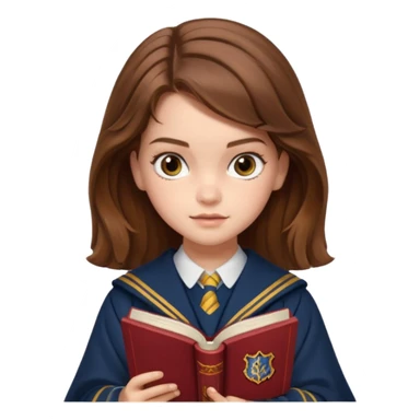 Barbara palvin as Hermione granger reading sticker