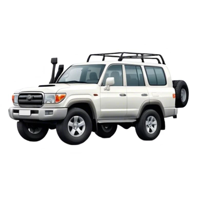 Toyota Land Cruiser - Toyota (Model Year: 2021) (Iconic colour: White) sticker