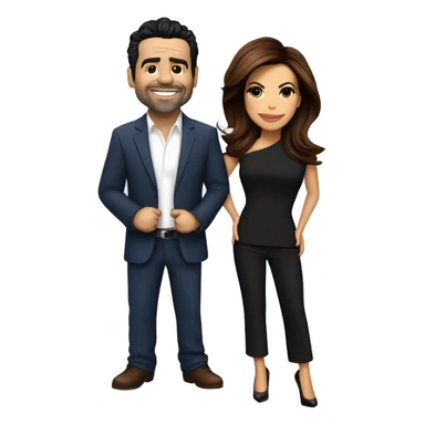 Ricardo Antonio Chavira with Eva Longoria sticker