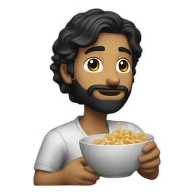 Yousef eating a whole dk crew sticker