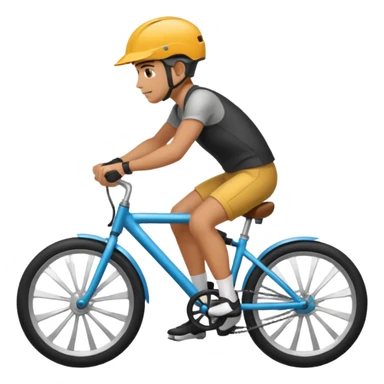 bike rider sticker