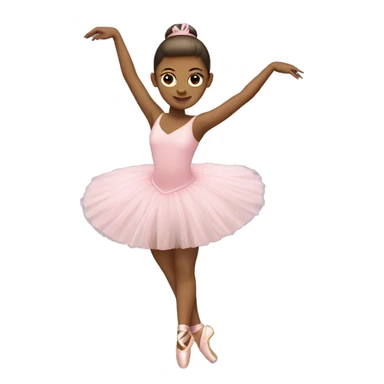 Ballerina on pointe sticker