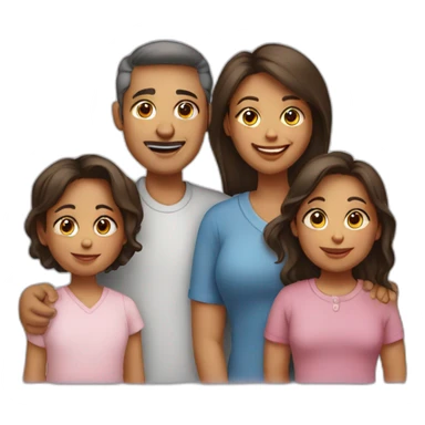 family 8 children 1 father 1 mother sticker