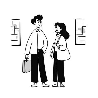 a pair of working parents sticker